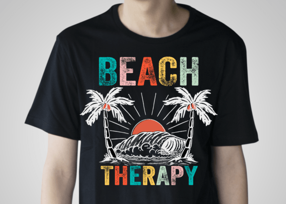 Beach Therapy Retro Summer Vintage Graphics