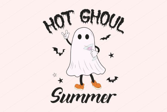 Halloween Summer Cute Ghost Svg Png Graphics
