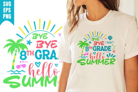 Hello Summer 8th Grade School SVG Graphics