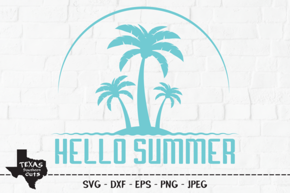 Hello Summer - Vacation Shirt Design Graphics