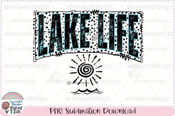 Lake Life Summer Dalmatian Dots PNG