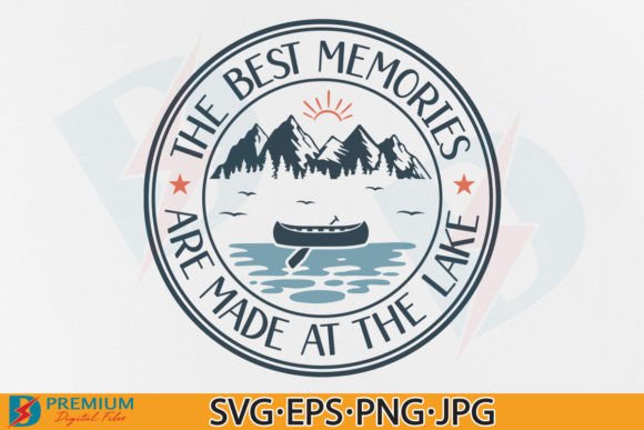 Lake SVG, Funny Summer Lake PNG Vacation
