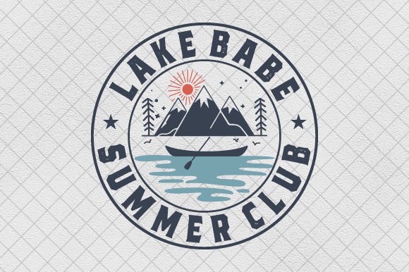 Lake SVG, Lake Babe Summer Club PNG Graphics