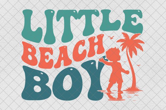 Little Beach Boy PNG, Kid Boy Summer SVG