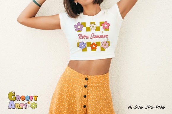 Retro Summer SVG: Graphics for T-Shirt Designs