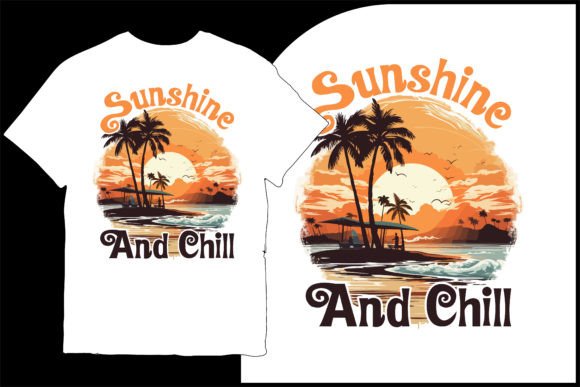 Summer Beach Vector Typography T-shirt Graphics