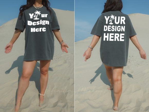 Summer Comfort Colors 1717 Pepper Mockup