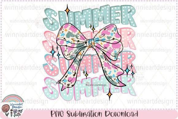 Summer Vibes Coquette Cow Western PNG Graphics